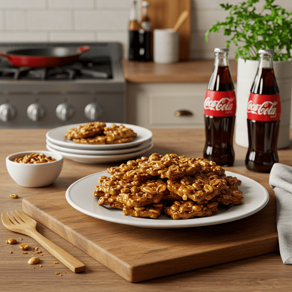 Caramelized Coca-Cola Peanut Crunch