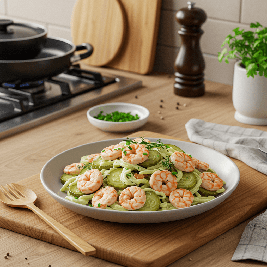 Creamy Garlic Dill Pickle Stir Fry
