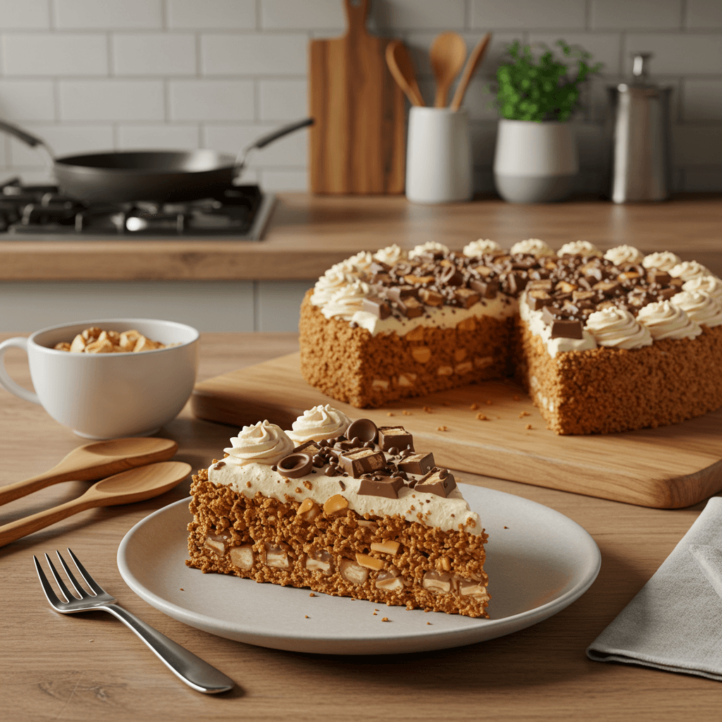 Dazzling Candy Bar Fusion Cake