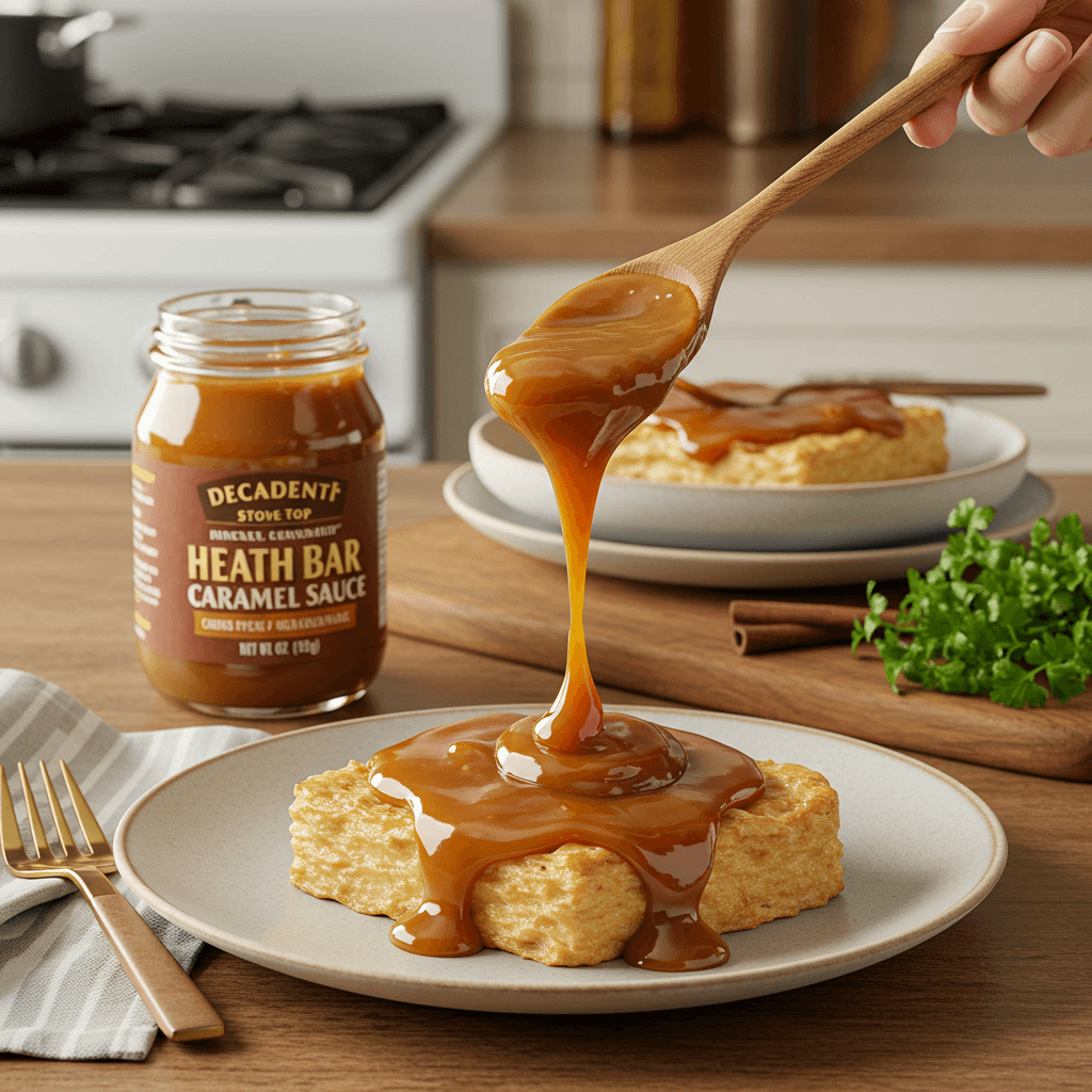 Decadent Stove-Top Heath Bar Caramel Sauce