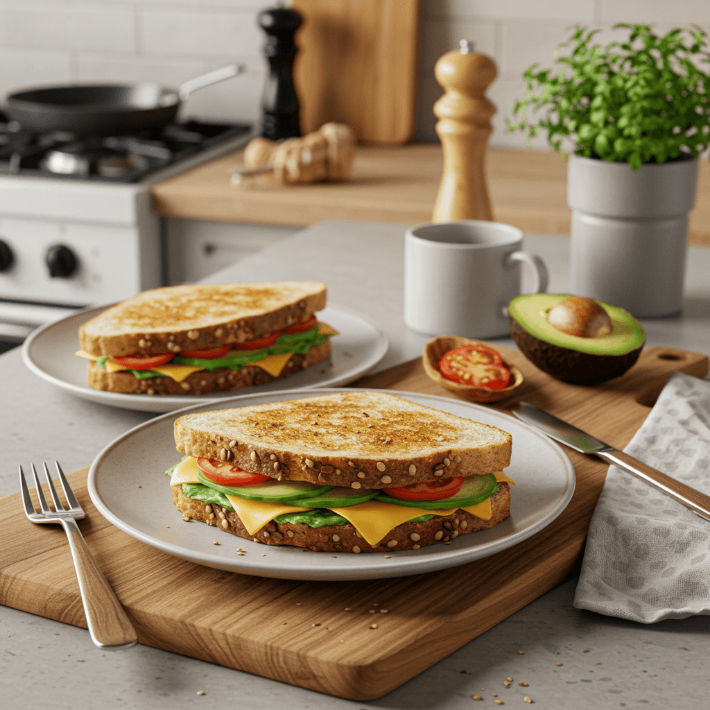 Delightful Avocado and Cheddar Tea Sandwiches