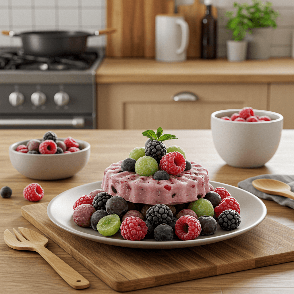 Frozen Fruit Fiesta: Candy-Coated Grape and Mixed Berry Medley