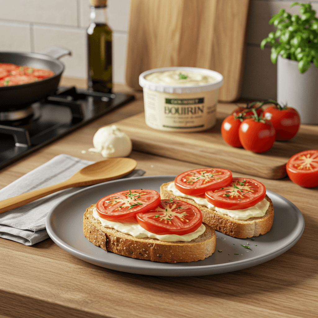 Gourmet Boursin & Tomato Toast