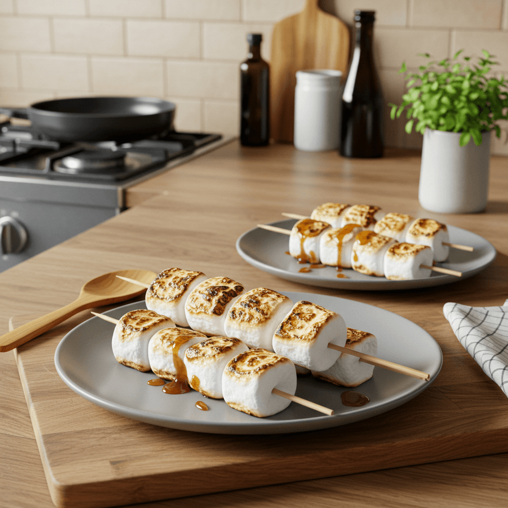 Grilled Marshmallow Dessert Skewers