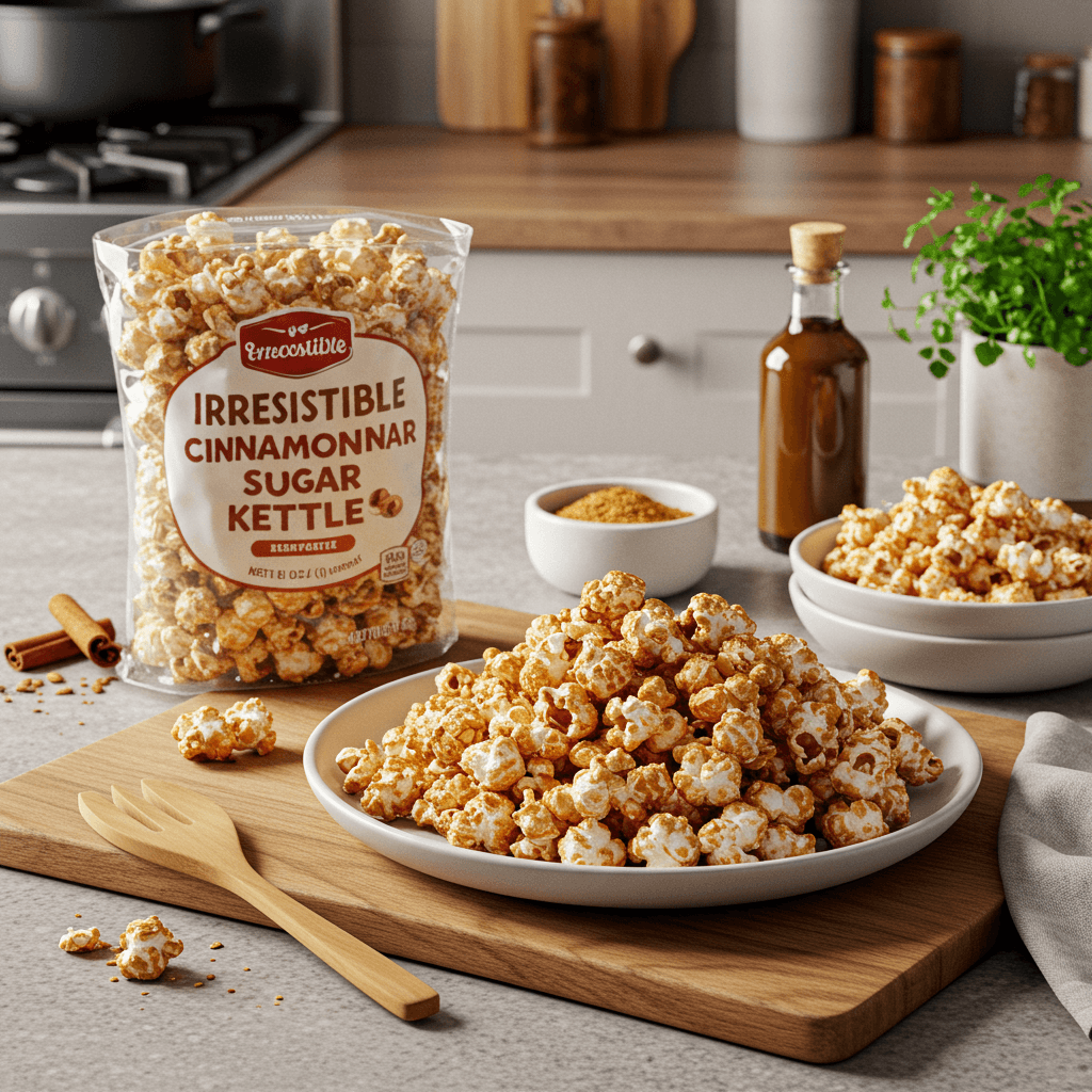 Irresistible Cinnamon Sugar Kettle Corn
