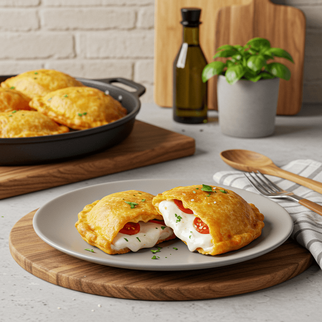 Irresistible Deep-Fried Mozzarella Pizza Pockets