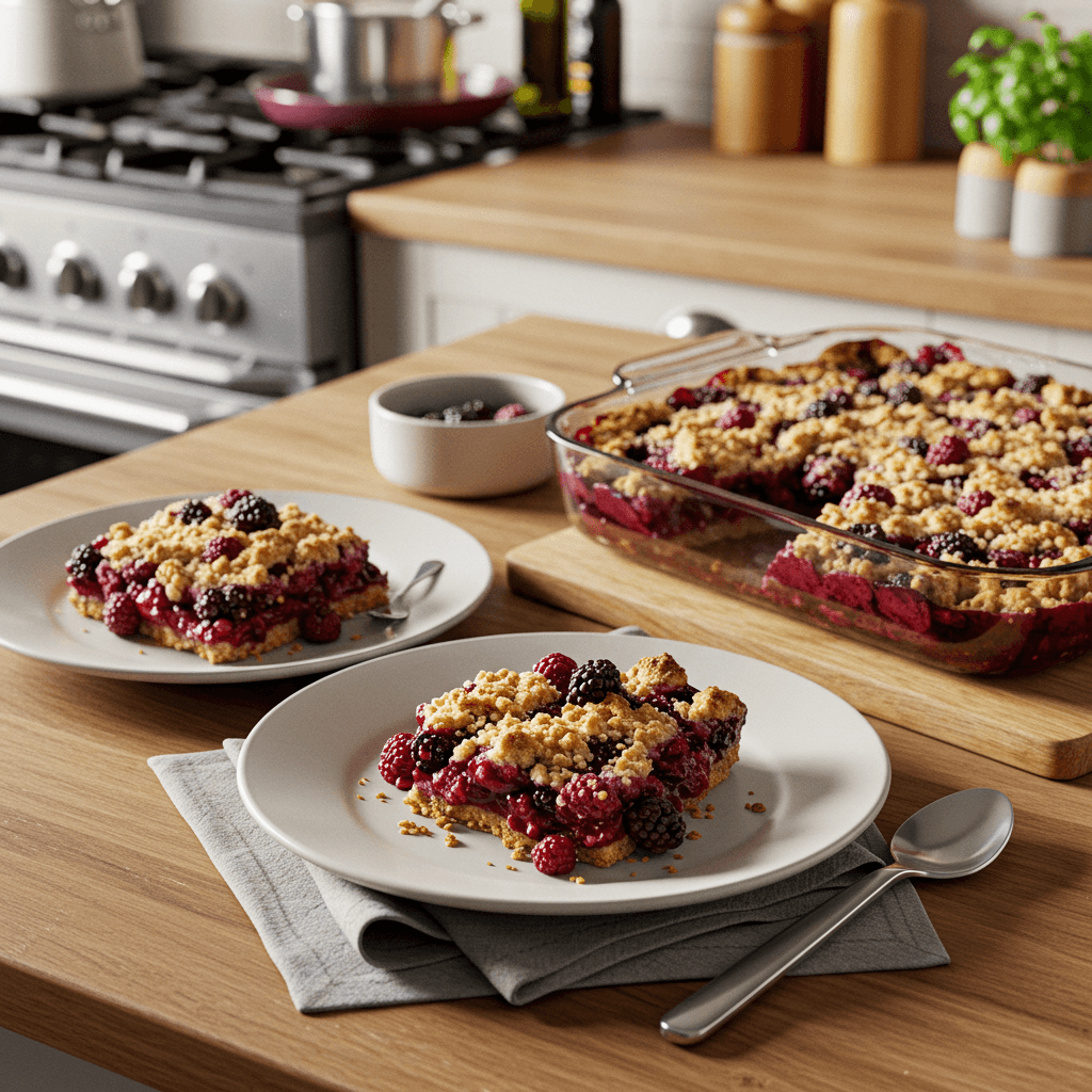 Irresistible Mixed Berry Crumble Delight