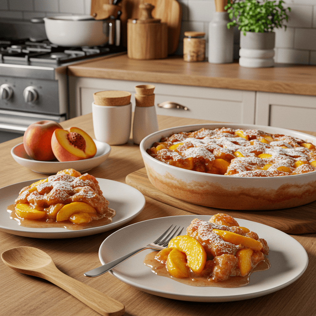 Irresistible Peach Cobbler Delight