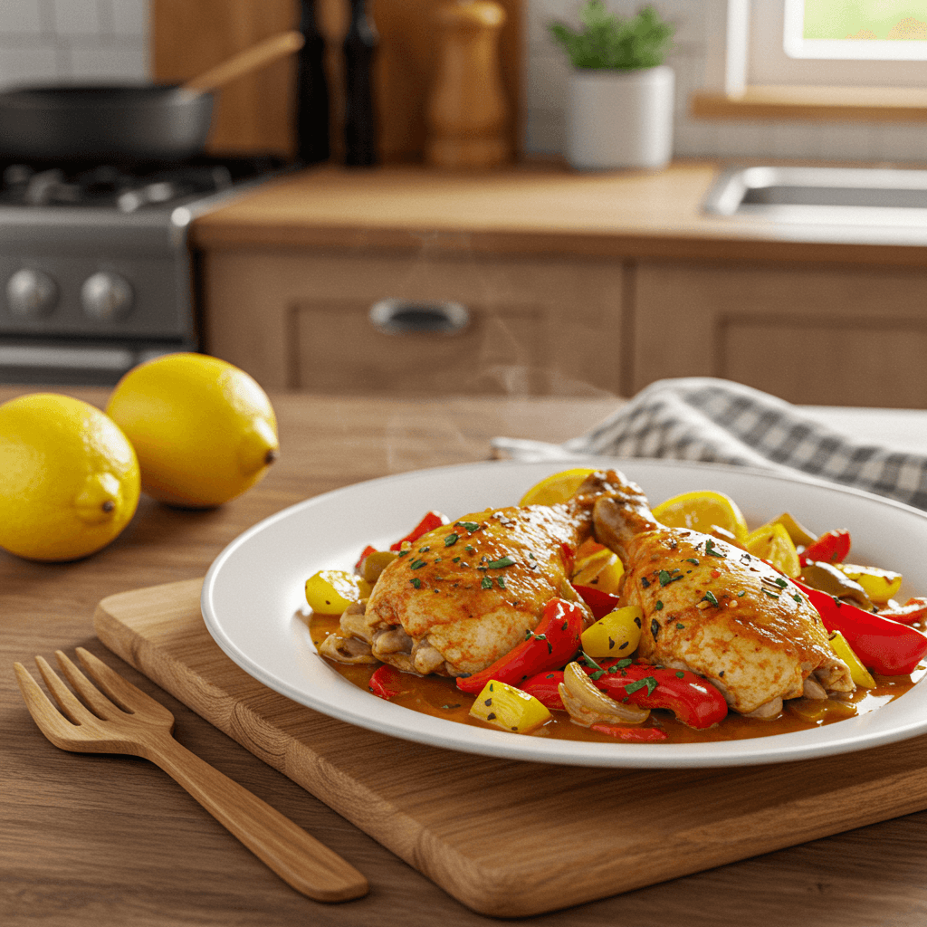 Morning Lemon-Paprika Chicken Delight