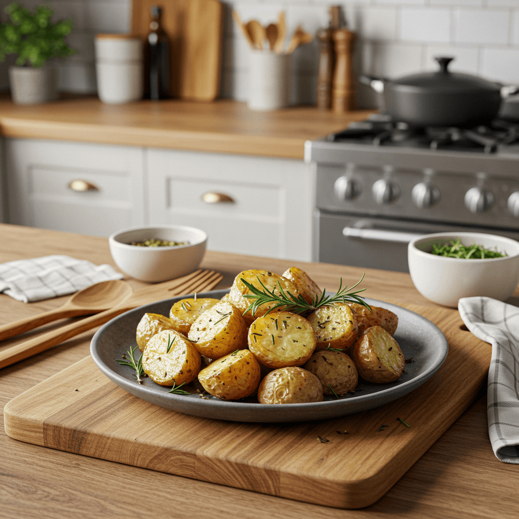 Oven-Roasted Rosemary Potatoes Snack
