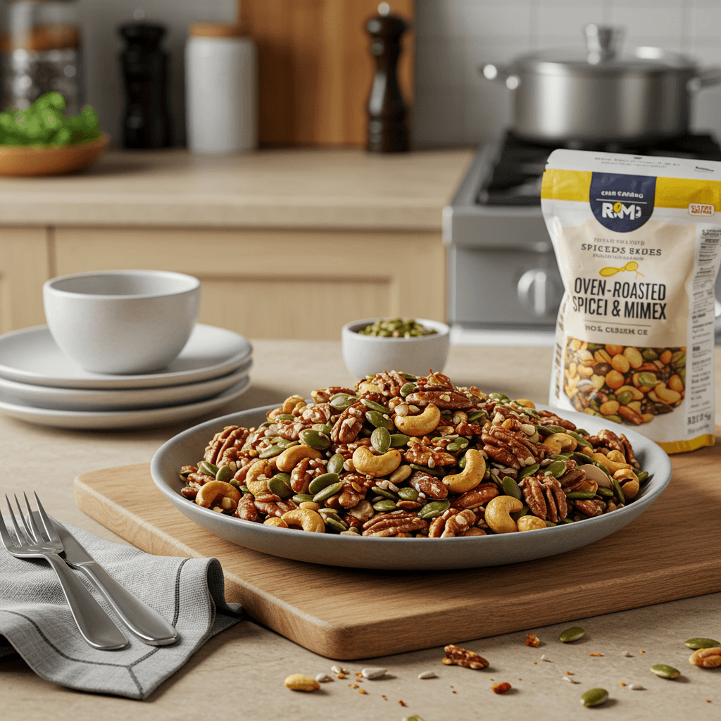 Oven-Roasted Spiced Nut and Seed Mix