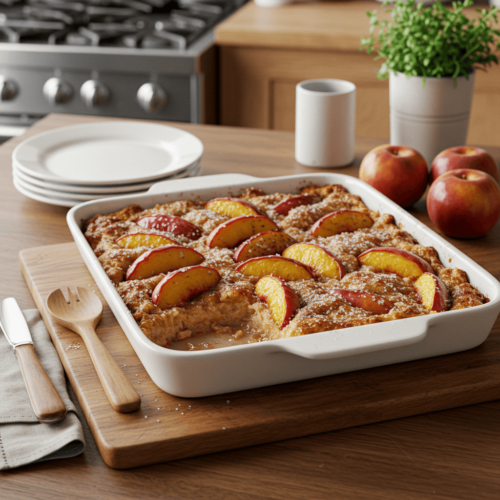 Oven-Roasted Sugared Peaches Delight