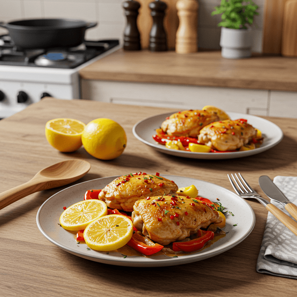 Pan-Fried Lemon Paprika Chicken