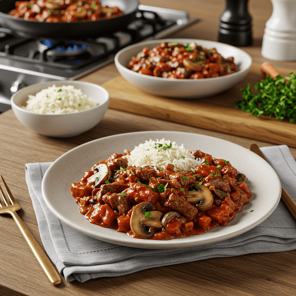 Perfect Stove-Top Beef and Mushroom Ragù