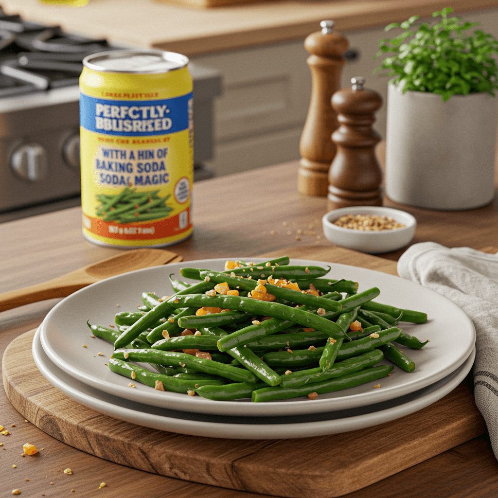 Perfectly Blistered Green Beans with a Hint of Baking Soda Magic