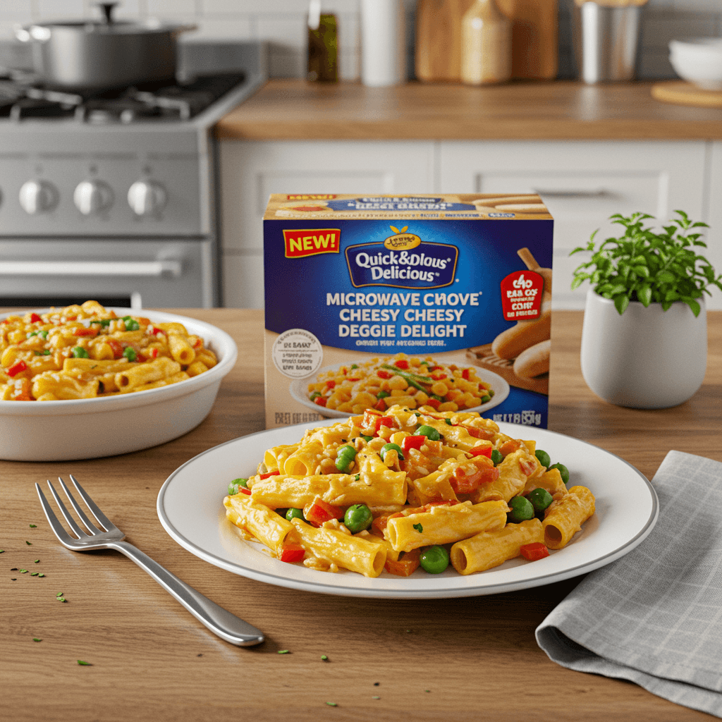 Quick & Delicious Microwave Cheesy Veggie Delight