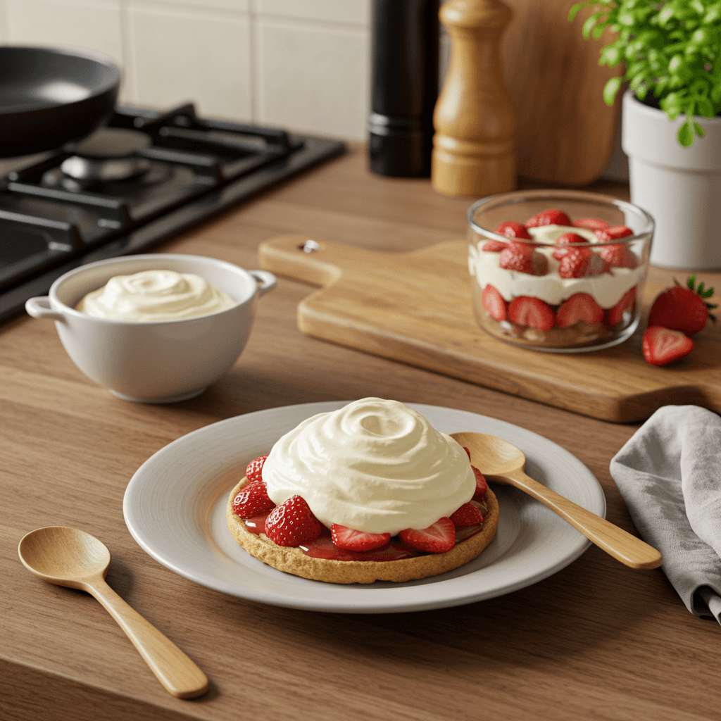 Quick Strawberry Mascarpone Delight