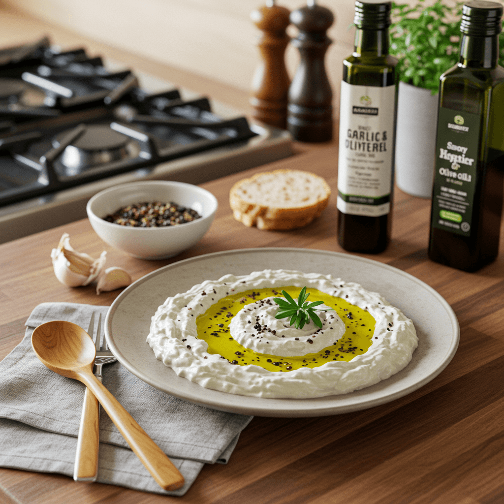 Savory Garlic & Pepper Olive Oil Dip