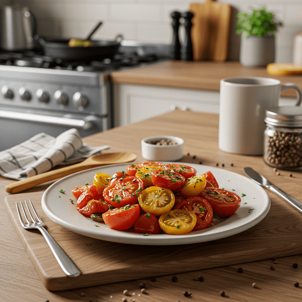 Savory Sautéed Tomato Medley Snack