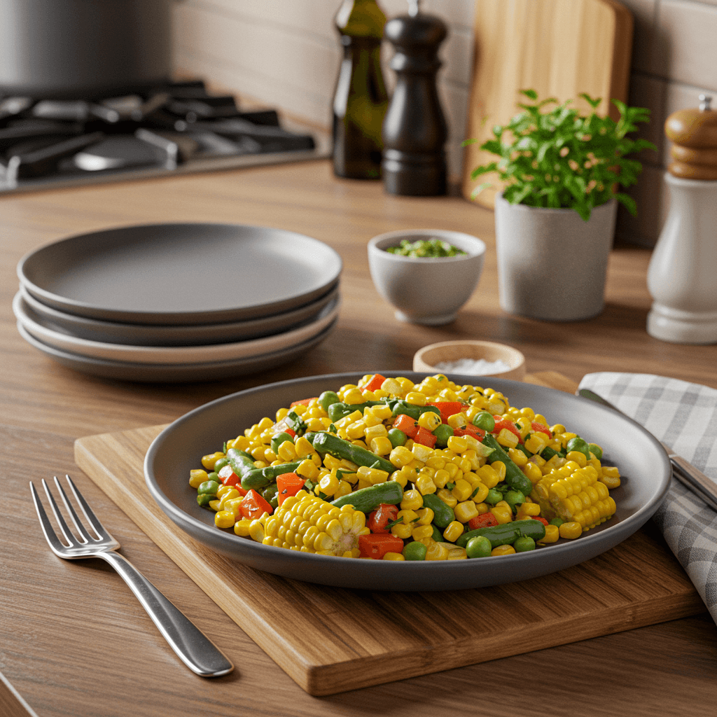 Savory Stove-Top Corn and Vegetable Medley