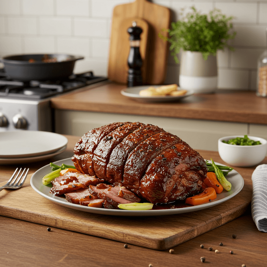 Slow-Cooked BBQ Pork Butt with Hickory Smoke