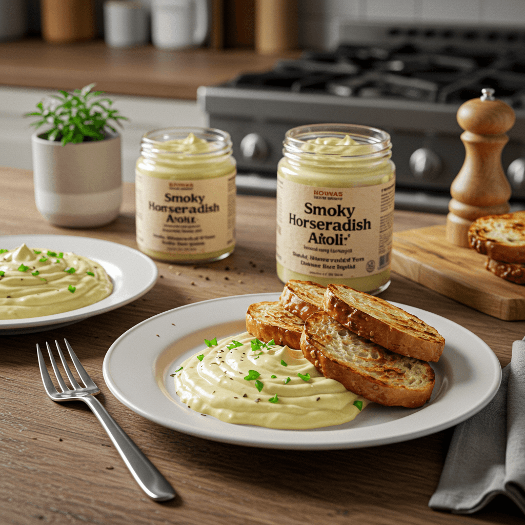 Smoky Horseradish Aioli for Dinner Delights