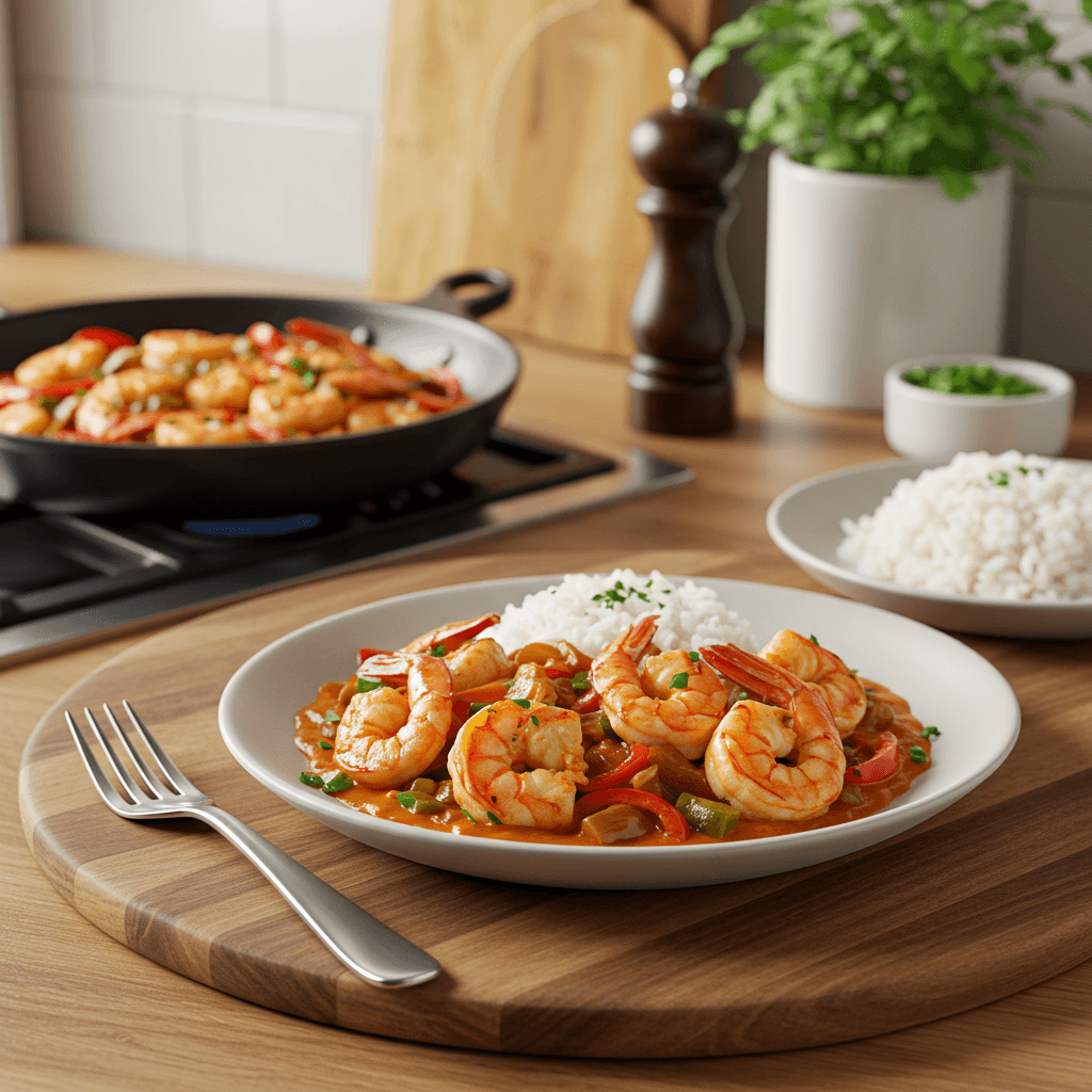 Spicy Cajun Shrimp Creole Delight