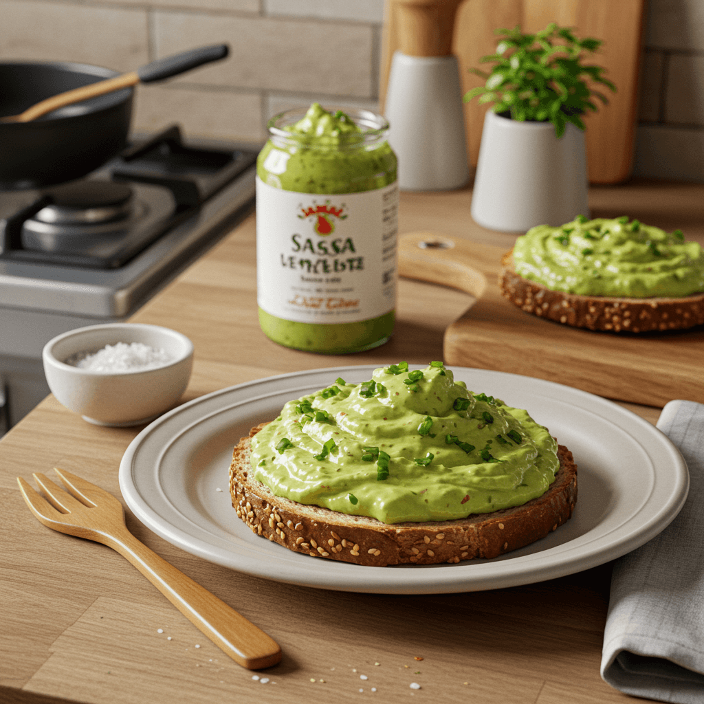 Spicy Salsa Verde Mayo Sauce for a Zesty Lunch
