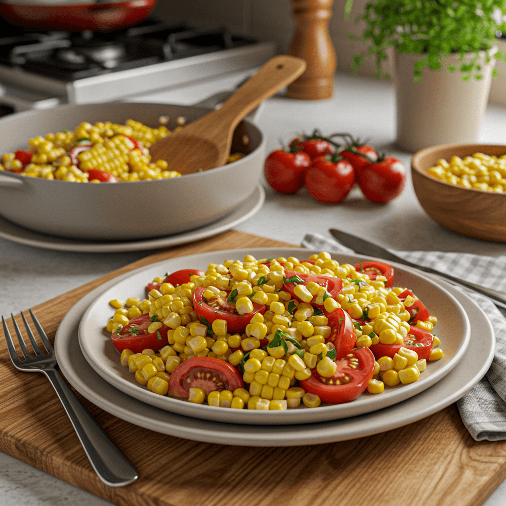 Summer Corn and Tomato Herb Salad