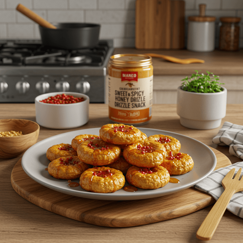 Sweet and Spicy Honey Drizzle Snack