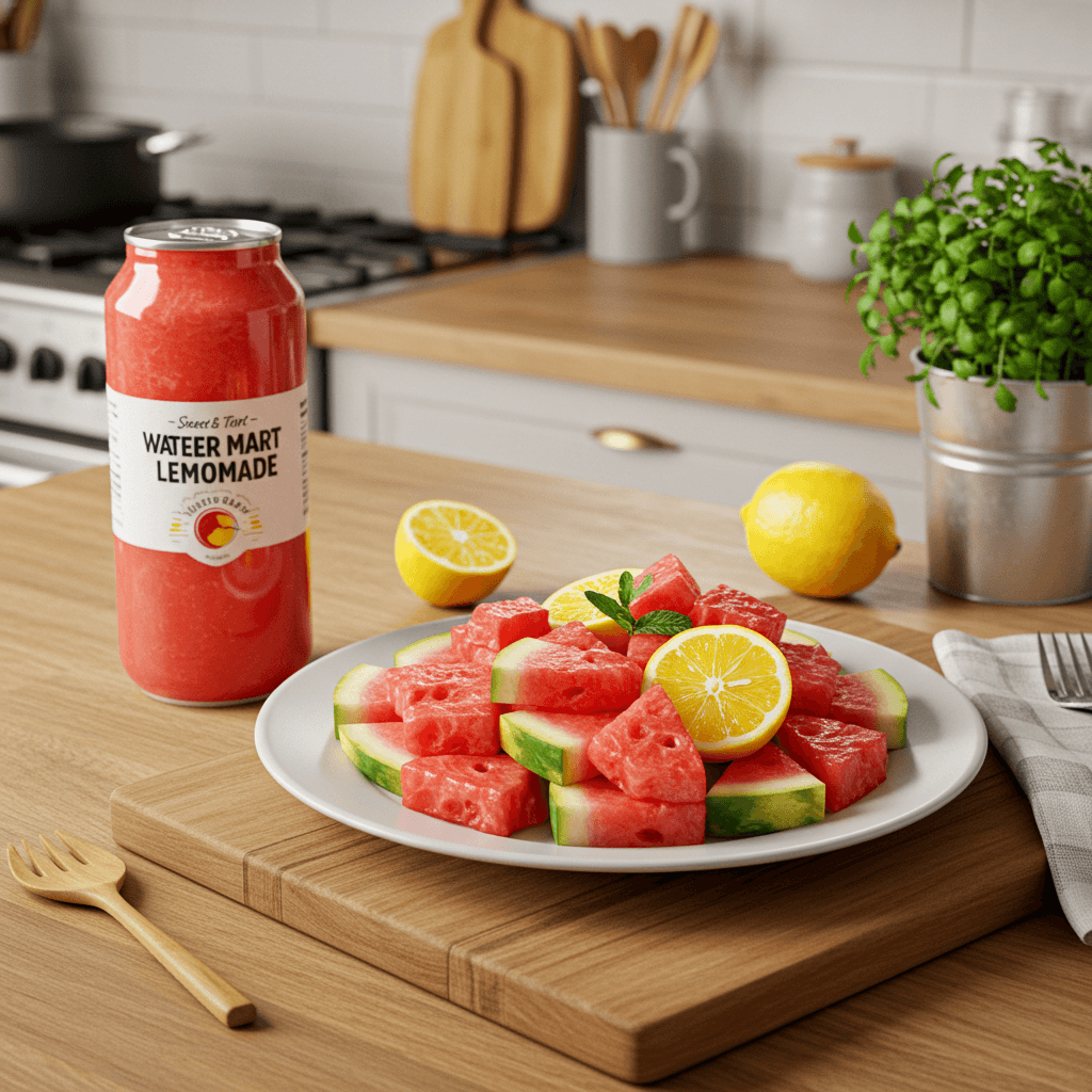 Sweet & Tart Watermelon Lemonade Delight