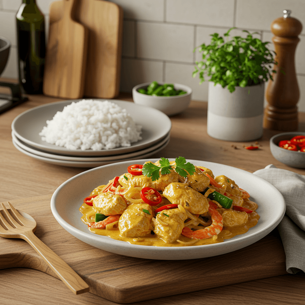 Tantalizing Thai-Inspired Chicken Coconut Curry