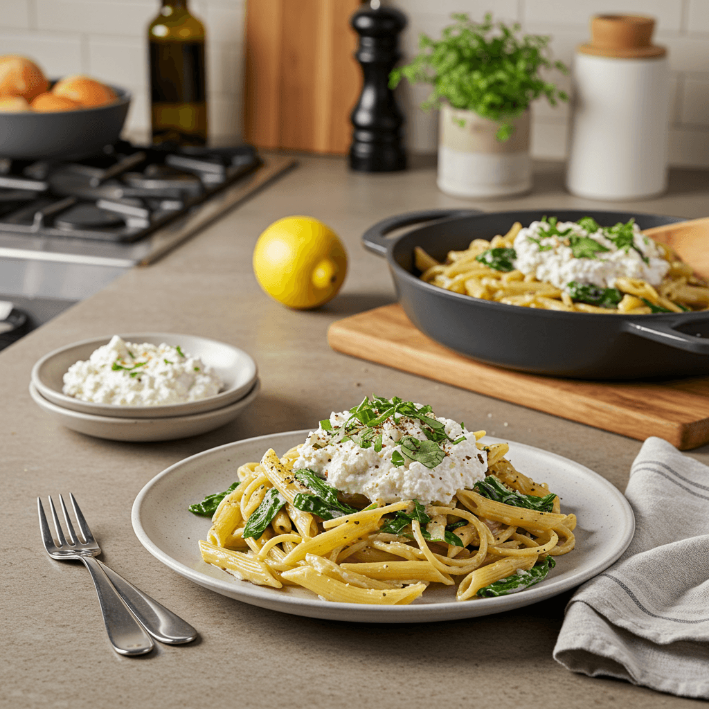 The Pasta Queen’s 15-Minute Lemon Ricotta Pasta Is My New Weeknight Obsession