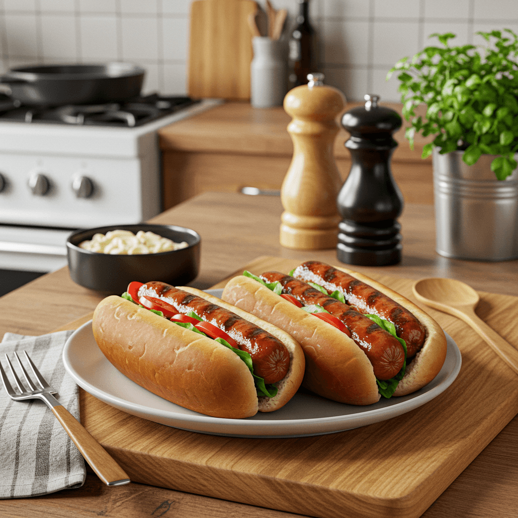 Ultimate Charcoal-Grilled Hot Dogs