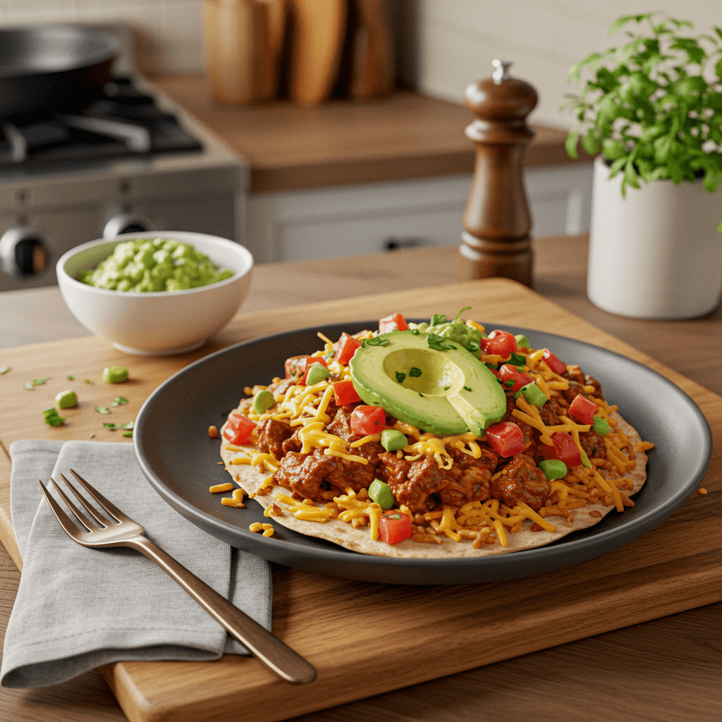 Ultimate Pan-Fried Tex-Mex Burrito Bowl