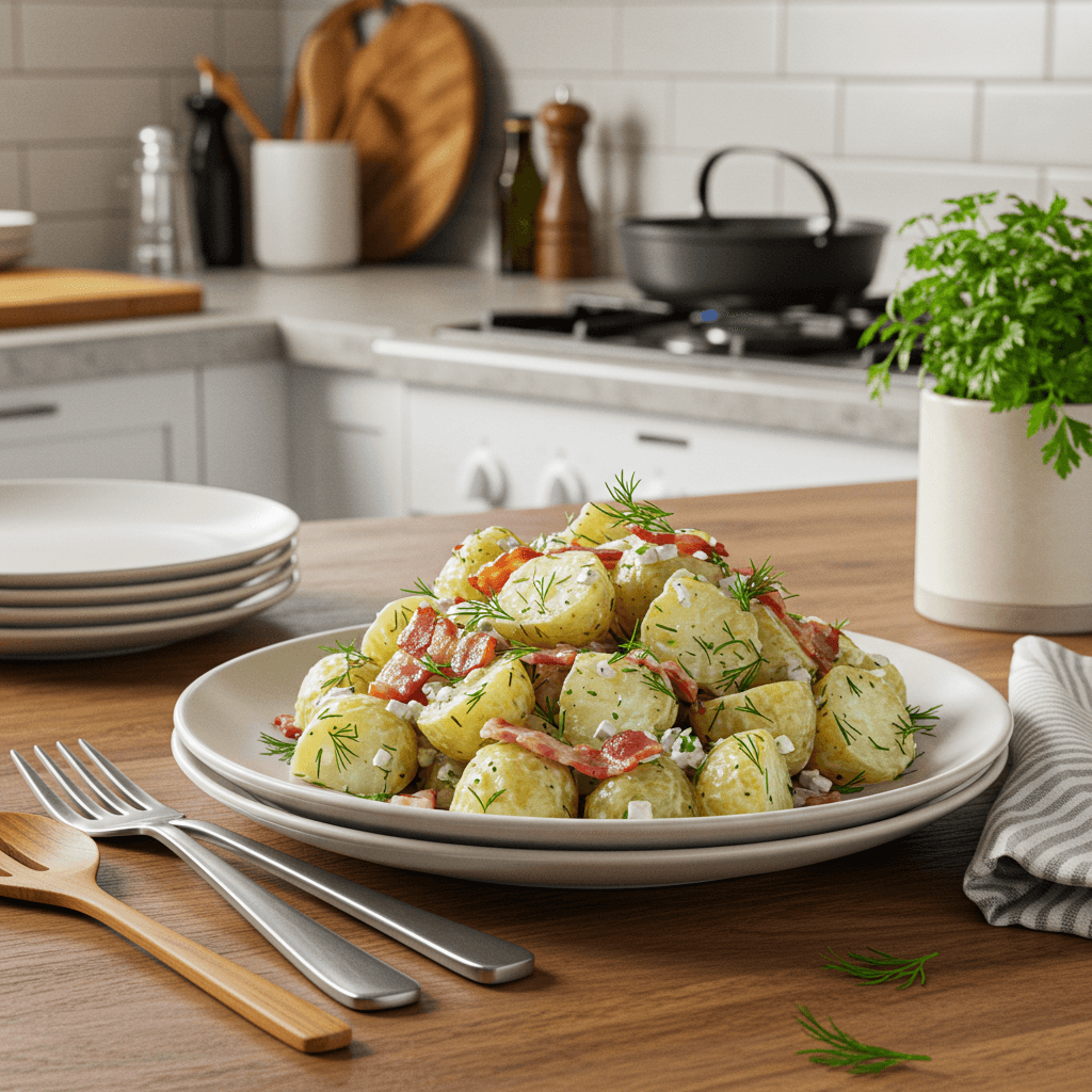 Zesty Bacon & Dill Potato Salad