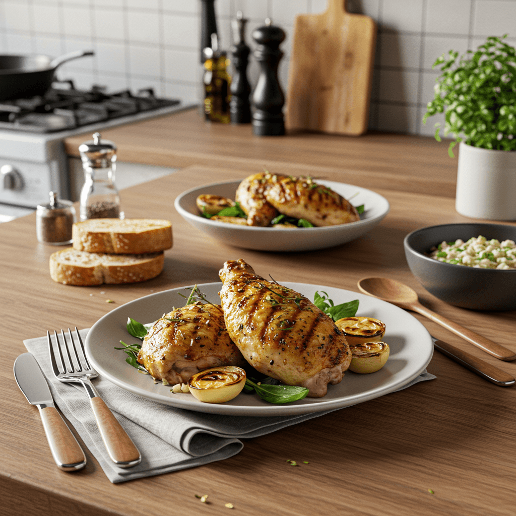 Charcoal-Grilled Herb Chicken Delight