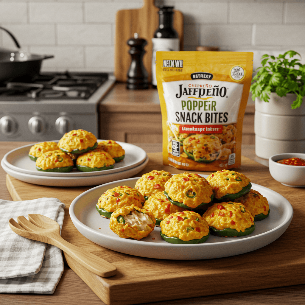 Cheesy Jalapeño Popper Snack Bites