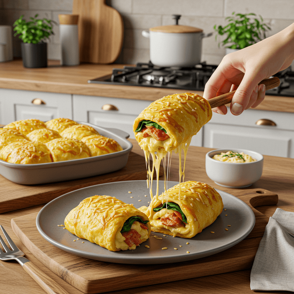 Cheesy Oven-Baked Delight with Three Wrapping Techniques