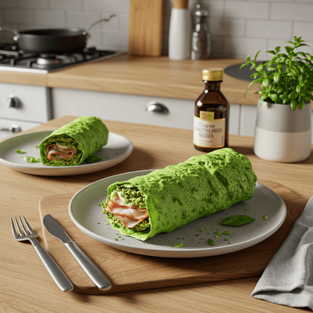 Chilled Lettuce & Herb Pesto Wrap
