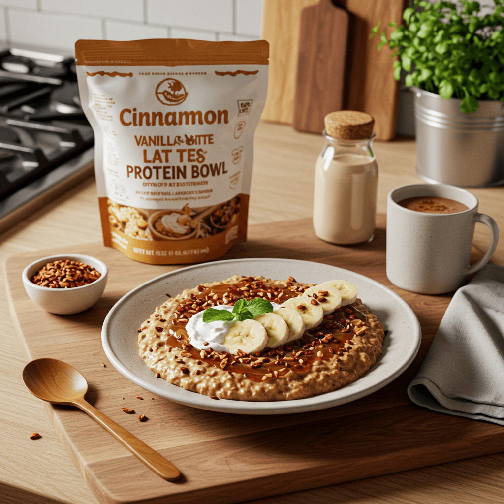 Cinnamon Vanilla Latte Protein Bowl