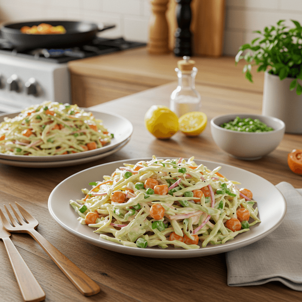 Creamy Coleslaw with a Zesty Twist