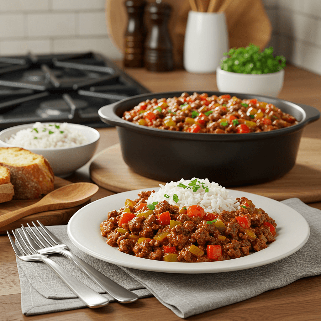 Crock Pot Savory Sloppy Joes