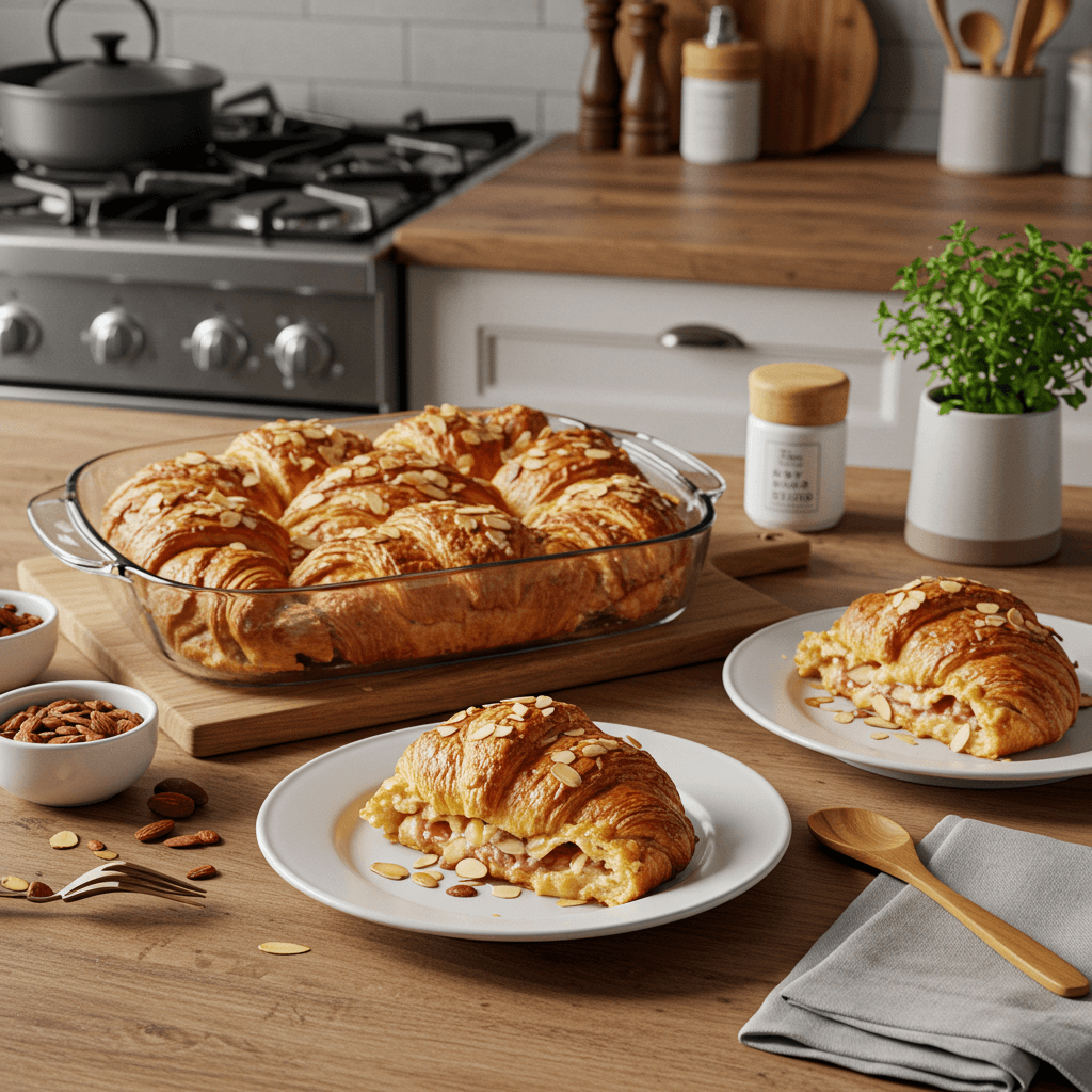 Decadent Almond Croissant Bake
