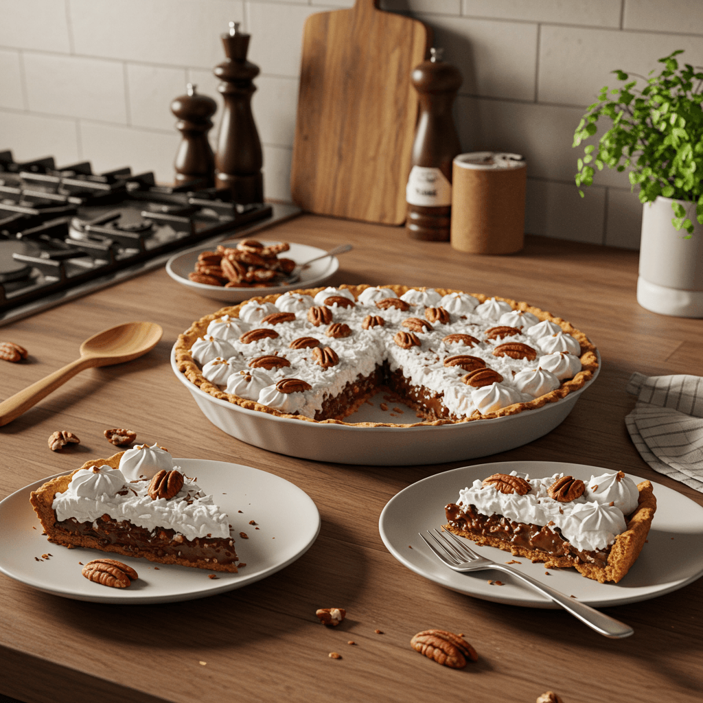 Decadent Chocolate Pecan Coconut Pie