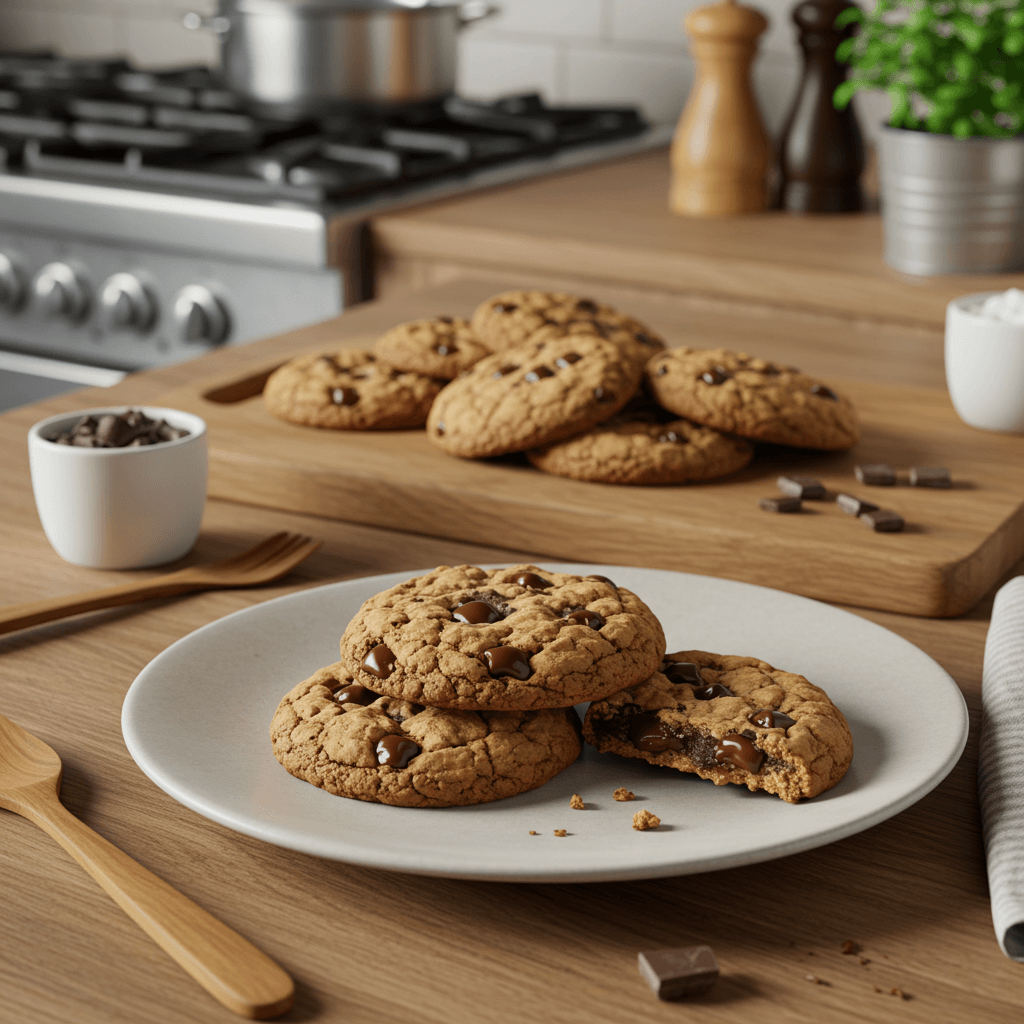 Decadent Double Chocolate Chip Cookies