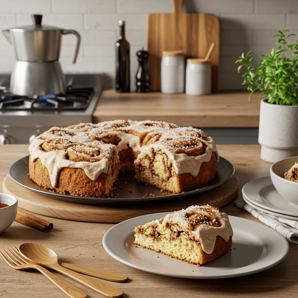 Delicious Cinnamon Swirl Coffee Cake