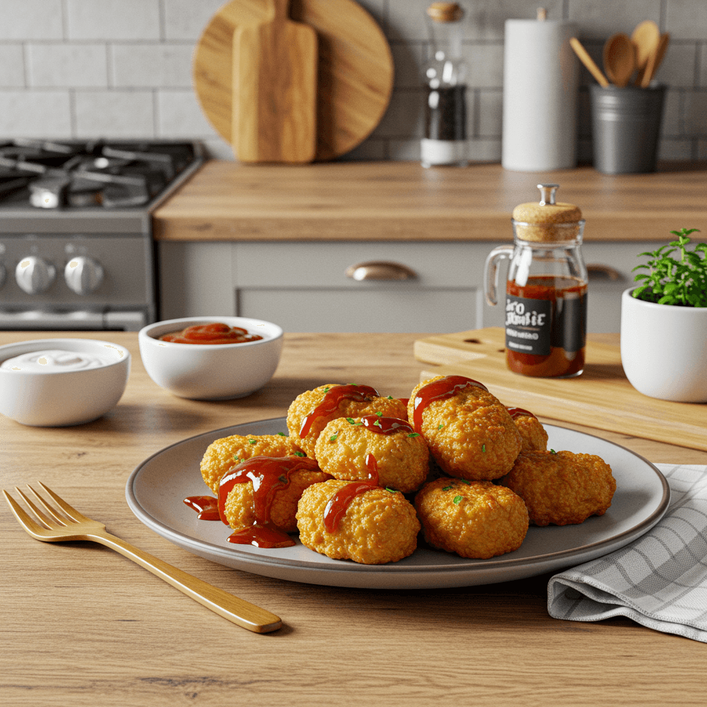 Irresistible Deep-Fried BBQ Potato Nuggets