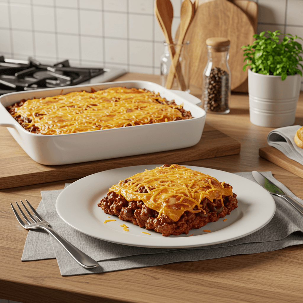 Oven-Baked Beef & Chili Frito Pie Delight