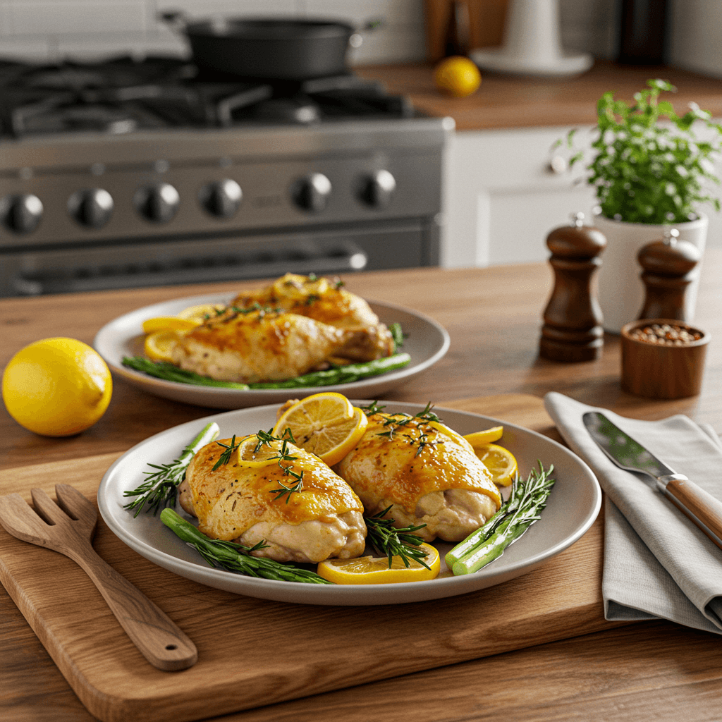 Oven-Baked Lemon Herb Chicken